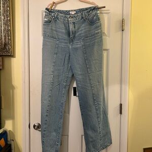 Good American Light Blue Flare Jeans